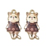 Printed Alloy Pendants ENAM-K076-36G-05-1