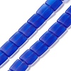 Transparent Frosted Glass Beads Strands FGLA-S001-01B-1