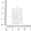 304 Stainless Steel with Synthetic Turquoise Pendants STAS-H253-01B-S-3