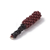 Glass Seed Beaded Baseball Bat Pendants PALLOY-MZ00552-01-4