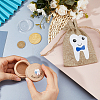 1Pc Wood Baby Boy Tooth Keepsake Cases with Lids CON-FH0001-61A-3