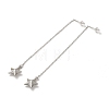 Tarnish Resistant 304 Stainless Steel Long Chain with Star Dangle Stud Earrings for Women EJEW-A068-04P-1