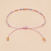 Bohemian Braided Adjustable Glass Seed Beaded Bracelets LS-EX8332-4-1