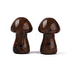 Natural Mahogany Obsidian Mushroom Display Decorations G-Q602-03M-1