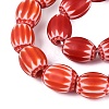 Handmade Millefiori Glass Barrel Beads LA-N002-06B-3