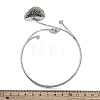 PincushionAlloy Arm Cuff Bangles for Girl Women AJEW-A063-01B-G-5