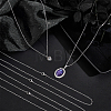 304 Stainless Steel Cable Chain Necklaces NJEW-UN0001-45P-2