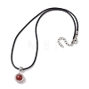 Carnelian Necklaces NJEW-MZ00027-01-4