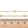 3.5MM Round Ball Brass Oval Link Chain Necklaces for Women LS-NJEW-K271-18G-5