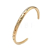 304 Stainless Steel Rhinestone Cuff Bangles for Women BJEW-D456-03G-02-4