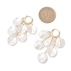 Petaline ABS Plastic Imitation Pearl Chandelier Earrings EJEW-TA00775-3