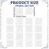18Pcs PET Embroidery Template DIY-ME0003-65-2