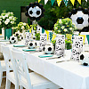 100Pcs Football Print Plastic Gift Bags with Die Cut Hole Handle ABAG-WH0045-101B-5