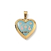 304 Stainless Steel Locket Pendants STAS-H255-02G-07-1