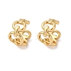 Brass Cuff Earrings EJEW-G445-03G-4