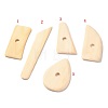 Wooden Pottery Clay Carving Curved Clapper Tool TOOL-F014-01-2