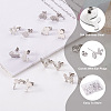 16 Pairs 16 Style Crocodiles & Dog & Swan & Hedgehog & Dinosaur & Bird 304 Stainless Steel Stud Earrings EJEW-CF0001-02P-5