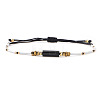 Bohemian Glass Seed Bead Braided Bead Bracelets for Unisex OP0530-3-1