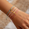 4Pcs Fashion Braided Nylon Cord Bracelets QL9217-1