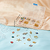 DIY Ocean Theme Dangle Earring Making Kit DIY-SC0018-97-7