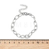 304 Stainless Steel Link Chain Bracelets for Women BJEW-B169-01P-6