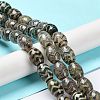 Tibetan Style dZi Beads Strands TDZI-E005-01C-2