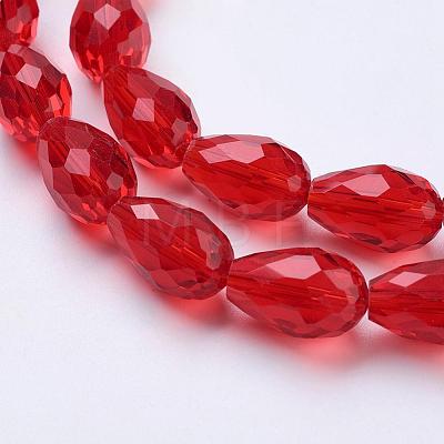 Glass Beads Strands GLAA-R024-15x10mm-M-1