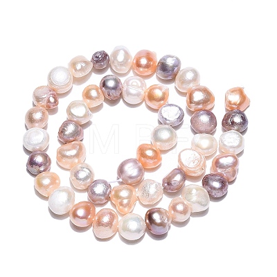 Natural Cultured Freshwater Pearl Beads Strands PEAR-N014-08E-01-1