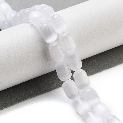 Natural Selenite Beads Strands G-F750-B-01-1