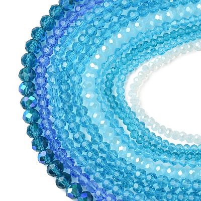 Electroplate Glass Beads Strands EGLA-FS0001-42A-1