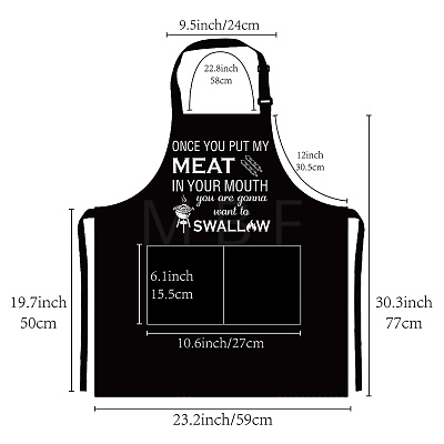 Polyester Apron AJEW-WH0221-004-1