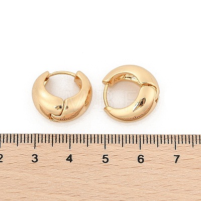 Brass Hoop Earrings for Women EJEW-U041-02G-1