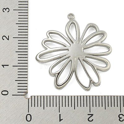 304 Stainless Steel Pendants STAS-L022-436P-02-1