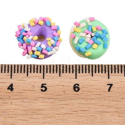 Opaque Resin & Polymer Clay Beads RESI-D025-02-1