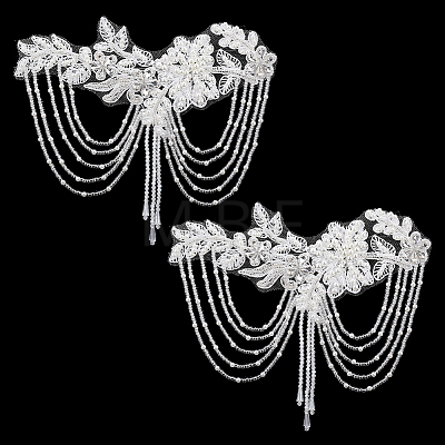 Flower Computerized Embroidery Ornament Accessories AJEW-WH0410-116B-1