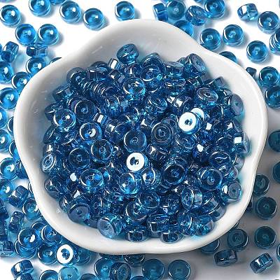 Transparent Colours Luster Glass Seed Beads SEED-E001-T3x6mm-A01-1