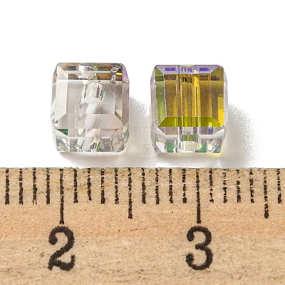 Electroplate Glass Beads EGLA-Z004-04B-06-1
