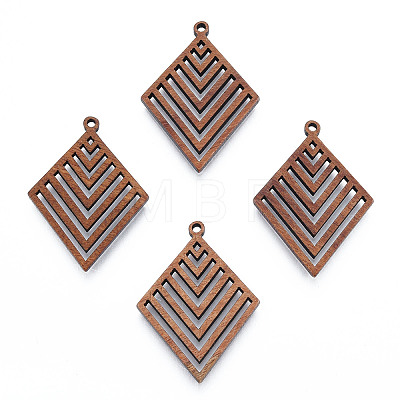 Natural Walnut Wood Pendants X-WOOD-N011-011-1