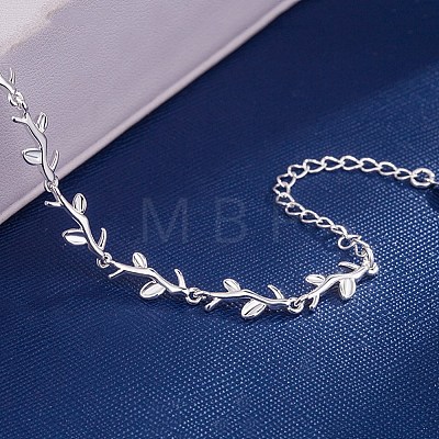 Brass Link Bracelet BJEW-BB45137-1