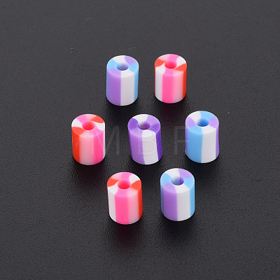 Fixed Mixed 3 Style Handmade Polymer Clay Beads CLAY-S096-012G-1