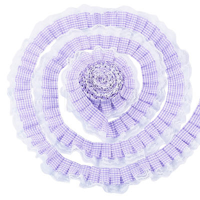 12.5 Yards Polyester Pleated Ribbon OCOR-TA0003-84B-1