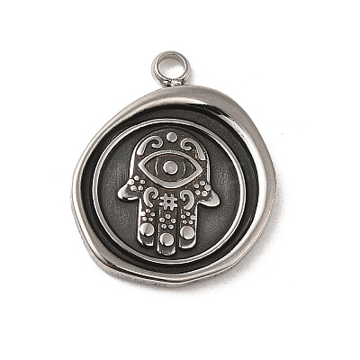 304 Stainless Steel Pendants STAS-L022-311AS-1