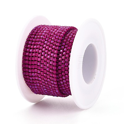 Iron Rhinestone Cup Chains CH-T006-05B-21-1