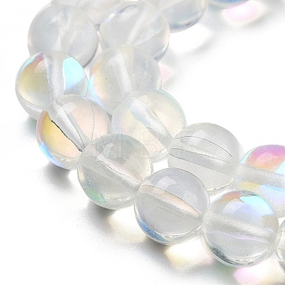 Transparent Glass Beads GLAA-B022-8mm-14-1