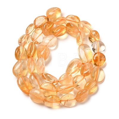 Natural Citrine Beads Strands G-L608-A09-02-1