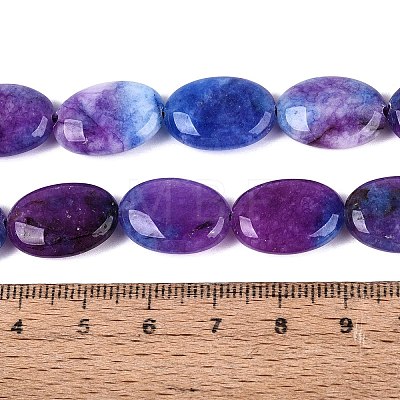 Dyed Natural White Jade Beads Strands G-N370-01A-03-1