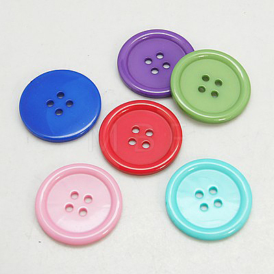 Resin Buttons RESI-D030-13mm-M-1