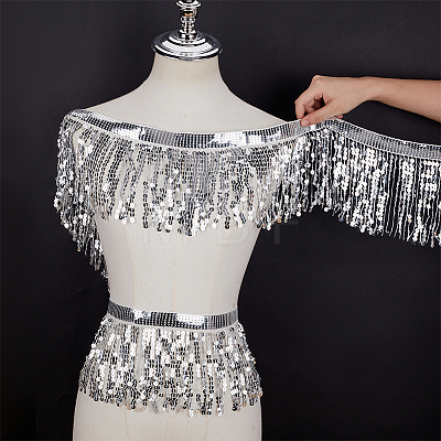 PET Tassel Trim DIY-WH0504-322B-1