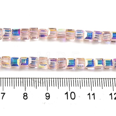 Transparent Glass Beads Strands EGLA-P061-05A-AB01-1