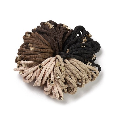 Nylon Elastic Hair Ties OHAR-G015-18-1